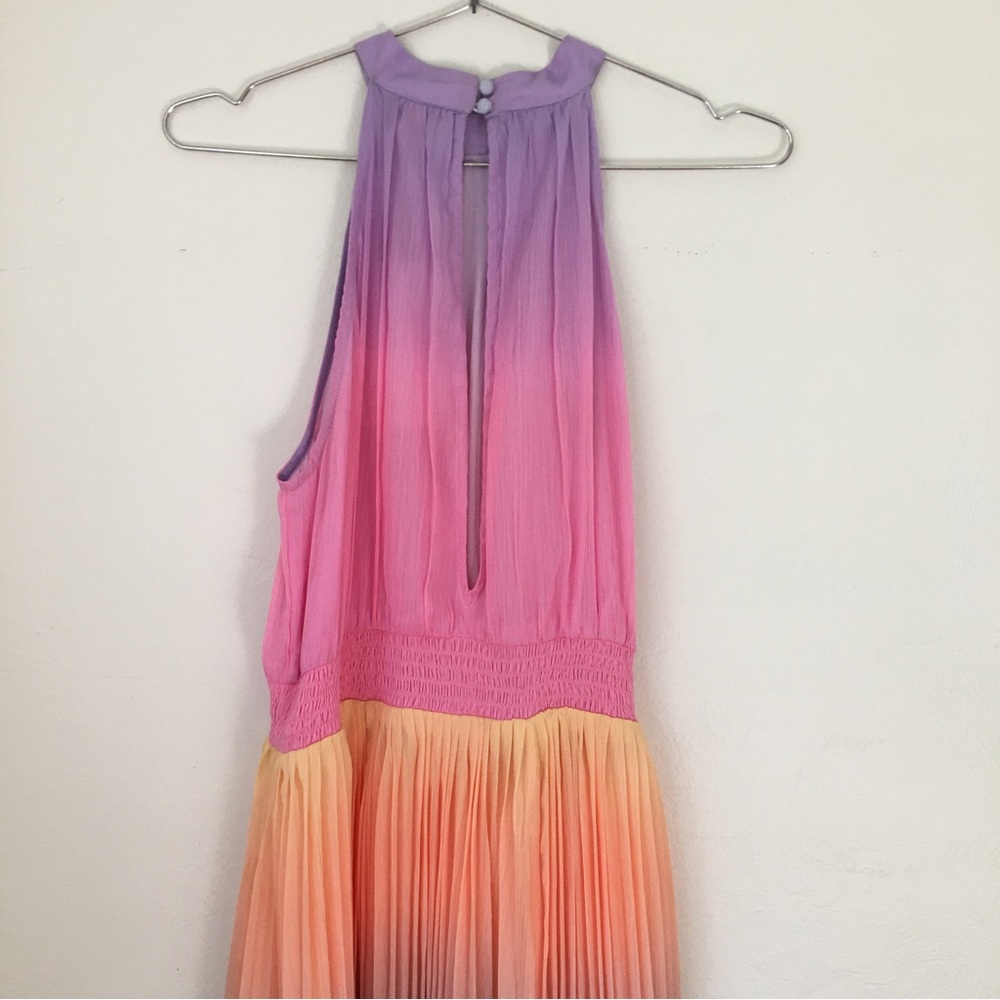 ROCOCO SAND Emi Pleat Maxi Dress Multi L - Picture 6 of 9